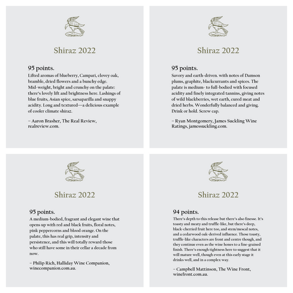 A few words on Bannockburn Shiraz